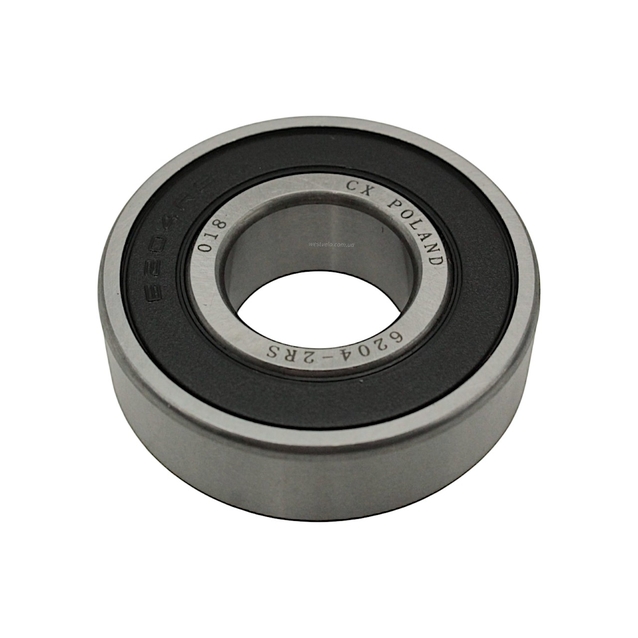 Підшипник пром (6204 2RS) (19,8х47х14) CX POLAND (Польща) фото westvelo.com