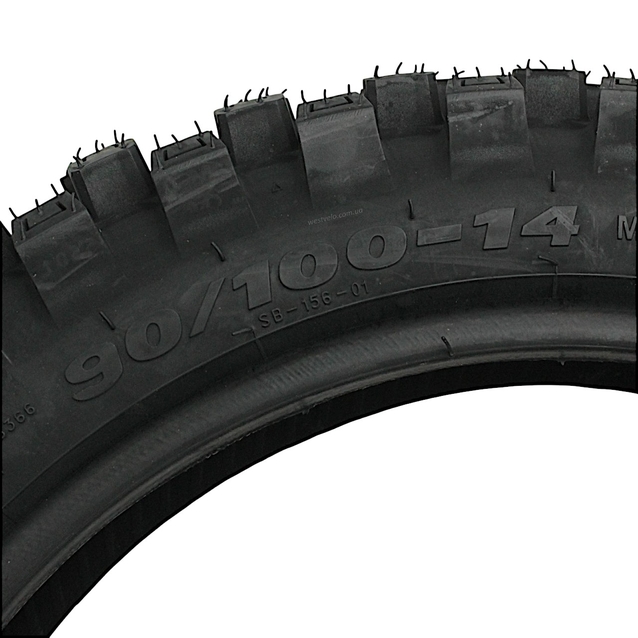 Покришка "14"  90/100-14 Б/К DELI TIRE Індонезія (SB-156) CROSS шип-кросс TL фото westvelo.com