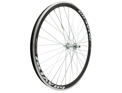 Колесо 26 перед, обід 2-ний чорний, вт. ST. на віночках