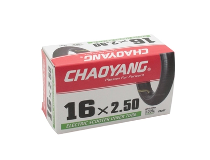 Камера 16 кривий ніпель (2.50) CHAOYANG (CR202) для електровелосипеда E-bike