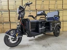 Трицикл «Consul» NL-947002, двигун 1200W, акумулятор 72V 23Ah графеновий, чорний + 1 ящик. акум, колеса 10" фото westvelo.com