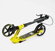Самокат дитячий 2-х колісний, PU Skyper «UNIC» UN-80064 жовтий, колеса Ø200mm, ручне дискове гальмо, 1 амортизатор передній фото westvelo.com