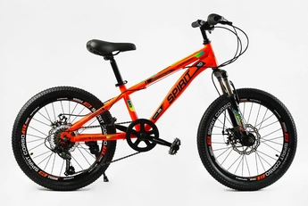 Велосипед 20 ST Corso «SPIRIT» TK 20140 сталь 12", (к-т SHIMANO) помаранчевий