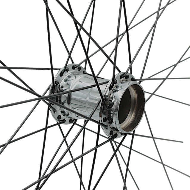 Колесо 28-29 зад, обід 2-ний чорний, стакан, чорна спиця фото westvelo.com