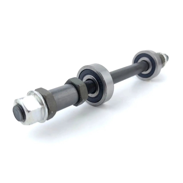 Вісь задньої втулки мтв на пром підшипниках великих широка (DS) L-91,6mm Ø 30 (6200),вісь L-180мм фото westvelo.com