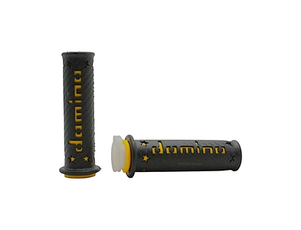 Мото гріпси DOMINO універсальні (тип2) чорно-жовті