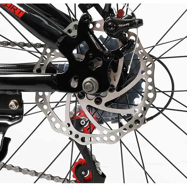 Велосипед 26 ST Corso «PHANTOM» PH-26170 сталь 13", (к-т SunRun) чорно-червоний фото westvelo.com