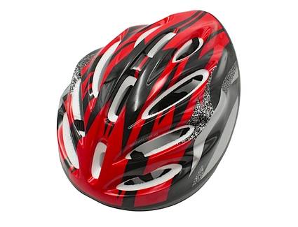 Вело шолом "TK Sport" 980 чорно-червоний