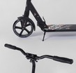 Самокат дитячий 2-х колісний, PU Best Scooter 54394 чорно-помаранчевий , Ø200mm, AL, 2 амортизатора фото westvelo.com