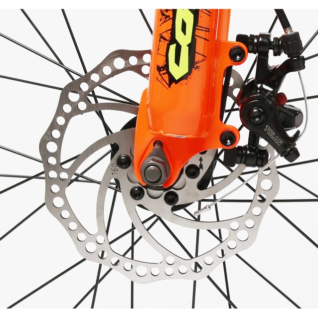 Велосипед 20 ST Corso «CRANK» CR-20095 сталь 11", (к-т SHIMANO) помаранчевий фото westvelo.com