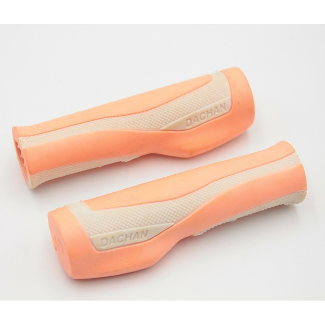 Гріпси ергономічні №G-217 "DACHAN", гумові помаранчеві фото westvelo.com