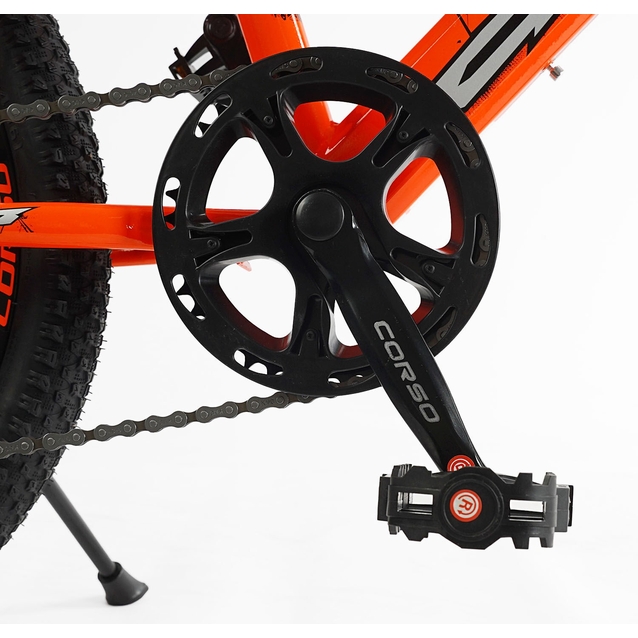 Велосипед 20 ST Corso «CRANK» CR-20734 сталь 11", (к-т LTWOO-A2) помаранчевий фото westvelo.com