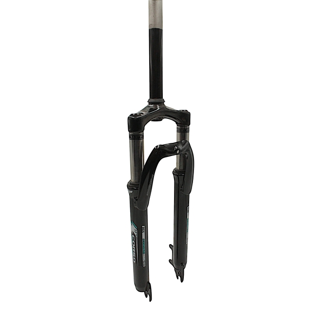 Вилка 26 аморт. безрізьб. Ø28.6mm disk L-210mm CORSO «INTENSE» (469) чорна фото westvelo.com