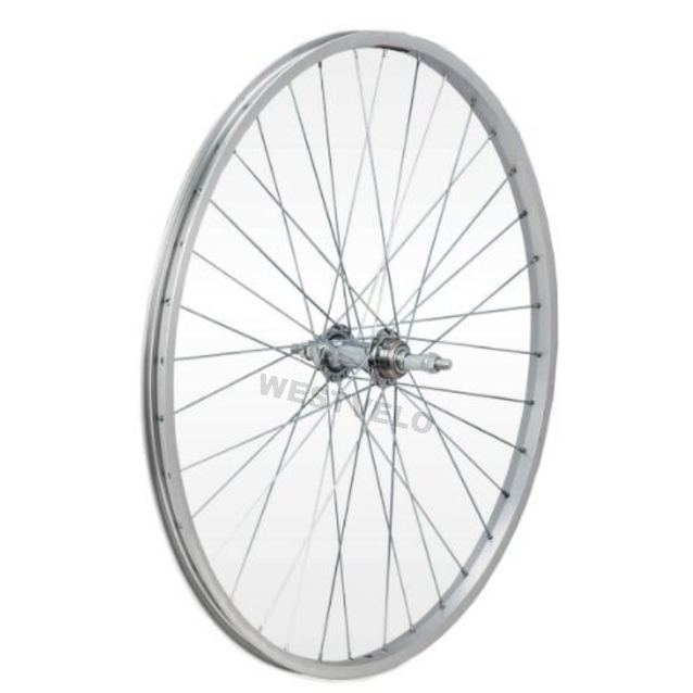 Колесо 24 зад, обід AL 1-ний сірий, втулка М на віночках фото westvelo.com