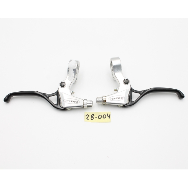Ручки гальмівні TEKTRO 385 алюмінієві чорно-нікельні фото westvelo.com