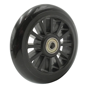 Колесо самоката дитячого пластик Ø110мм, чорний