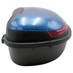 Кофр (багажник) для мотоцикла задній LIPAI (HP007) (360х280х240) 28L чорно-синій глянець, з катафотом, швидко з'ємний фото westvelo.com