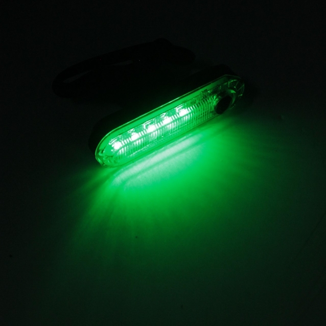 Мигалка usb зад. №056 VOLCANO зелена (362) фото westvelo.com