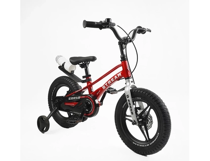Дитячий велосипед 14 MG Corso «STREAM» SM-96132, магнієва рама, червоний