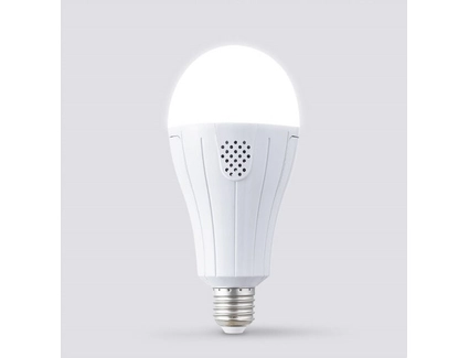 Лампа світлодіодна акумуляторна 15 W E27 (2 акумулятори 5000 mWh, 3.7 V в комплекті) 220В (LED A+)