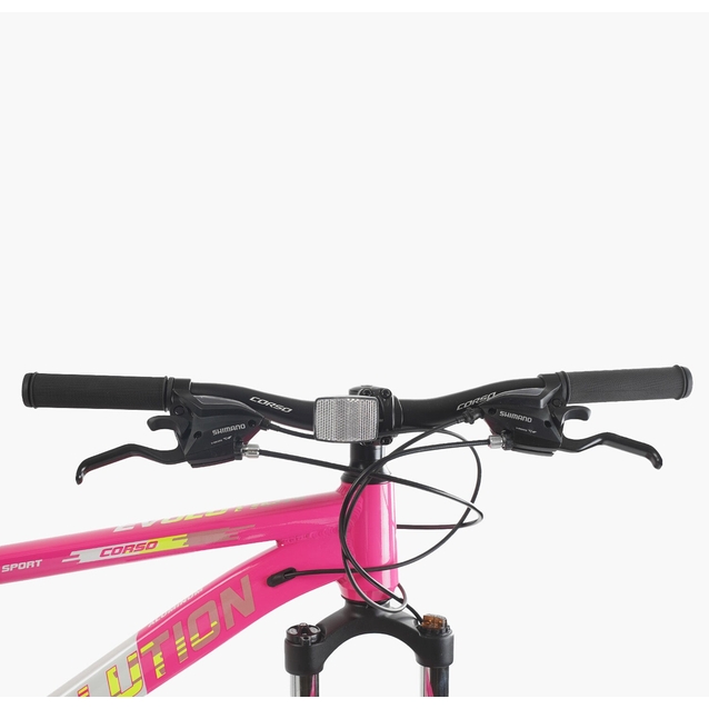 Велосипед 20 AL Corso «EVOLUTION» EV-20103 алюміній 11", (к-т SHIMANO) рожевий фото westvelo.com