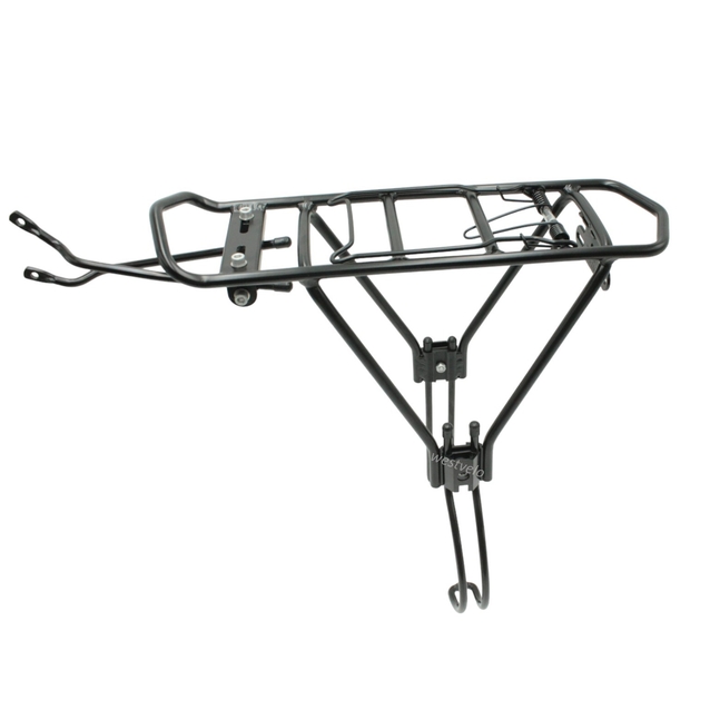 Багажник 26 алюмінієвий чорний під дискові гальма фото westvelo.com