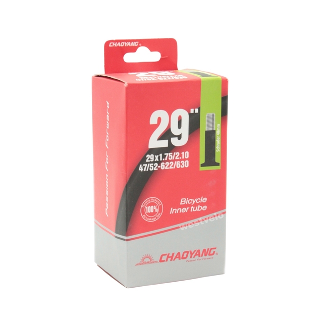 Камера 29. довгий ніпель AV 48mm CHAOYANG (1.75-2.10)(47/52-622/630) фото westvelo.com