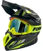 Шолом, закритий крос/ендуро (XXL) АТV Forsage Rider  028 чорно-жовтий матовий з дашком + окуляри фото westvelo.com