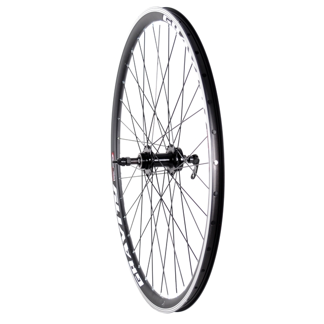 Колесо 28-29 зад, обід 2-ний чорний, втулка AL. NECO MS31R, на промах чорна, диск 6 болтів, ексцентрик, чорна спиця фото westvelo.com