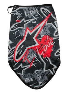 Маска обличчя пилозахисна "Alpinestars" GE-84, з чорним малюнком