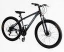 Велосипед 27.5 AL Corso «LEGEND» LG-27812 алюміній 15,5", (к-т SHIMANO) графітово-блакитний