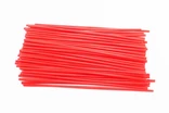 Трубки на спиці Ø4мм L-240мм, червоний (72шт) фото westvelo.com