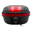 Кофр (багажник) для мотоцикла задній LIPAI 668 (456х402х291) 28L чорно-червоний, з катафотом, швидко з'ємний фото westvelo.com