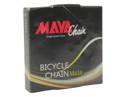 Ланцюг одношвидкісний 114 ланок MAYA М410 (1/2"x1/8") + замок