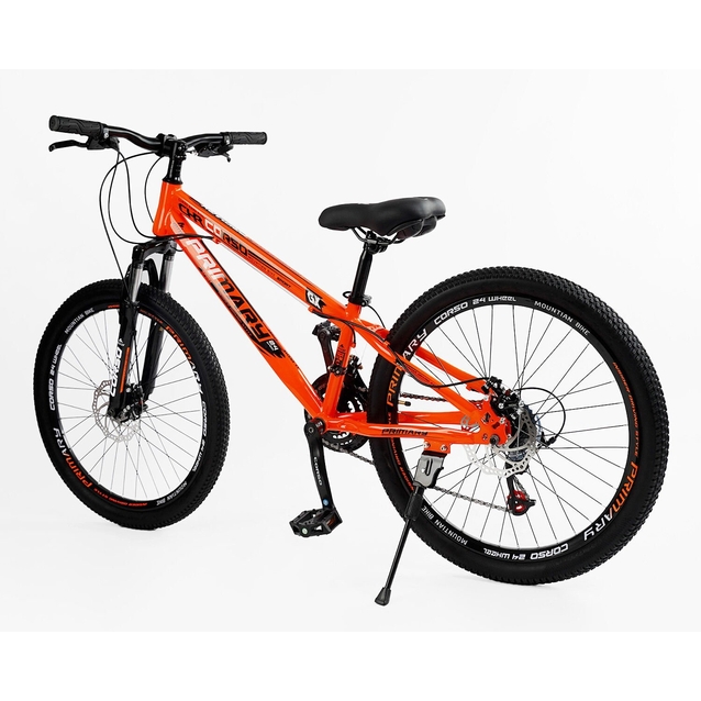 Велосипед 24 ST Corso «PRIMARY» PR-24800 сталь 11", (к-т Saiguan) помаранчевий фото westvelo.com