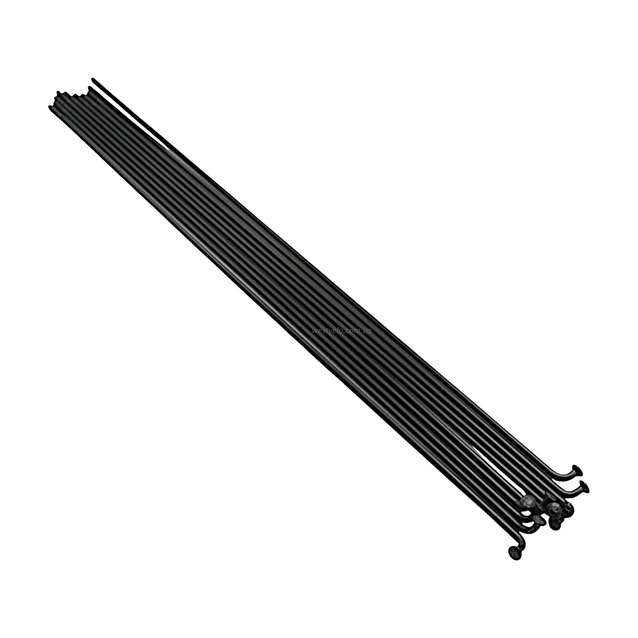 Спиця 224 мм, чорна, з головкою 14G   /144/ фото westvelo.com