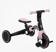 Дитячий велосипед 3-х колісний EVA (піна) Best Trike колеса 8-6, BS-11402 рожевий, нейлонова рама, рама та задні колеса -складні, підсвічування, кошик фото westvelo.com