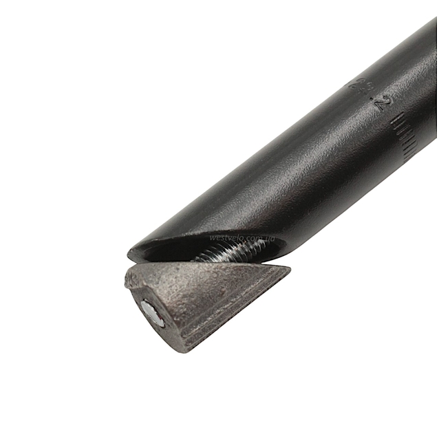 Винос руля (палець) алюміній чорний L-170мм. Ø22.2-Ø28.6 фото westvelo.com