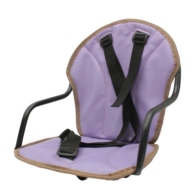 Крісло дитяче метал. на чоловічу раму, лілове, світло-фіолетове фото westvelo.com