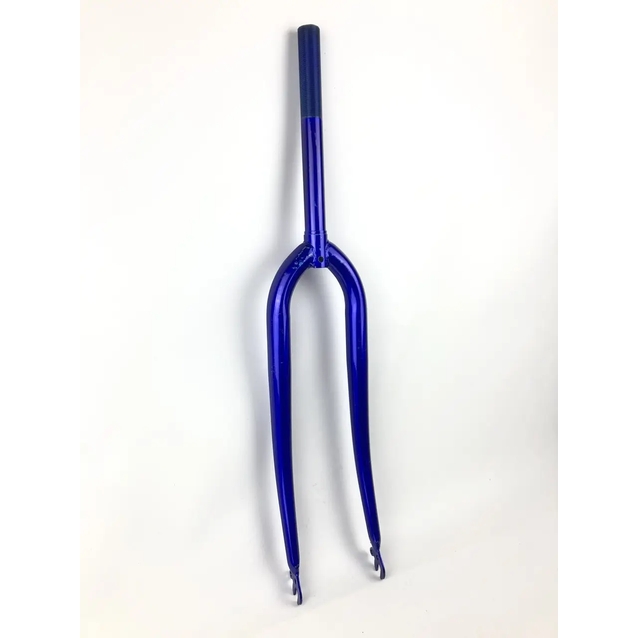 Вилка 28 сталева синя шток L-230mm р.з L-100mm фото westvelo.com