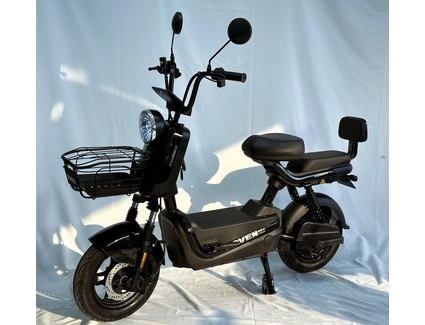 Електроскутер Corso «RAVEN-L» RV-611725 двигун 800W, акумулятор 60V 24Ah літій-залізо-фосфатний, чорний, колеса 10"