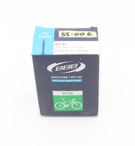 Камера 26 presta FV 33mm BBB (1.95-2.125) (47/57-559/584)