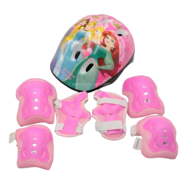 Комплект дитячого захисту "TK Sport" з шоломом, 076 принцеса фото westvelo.com