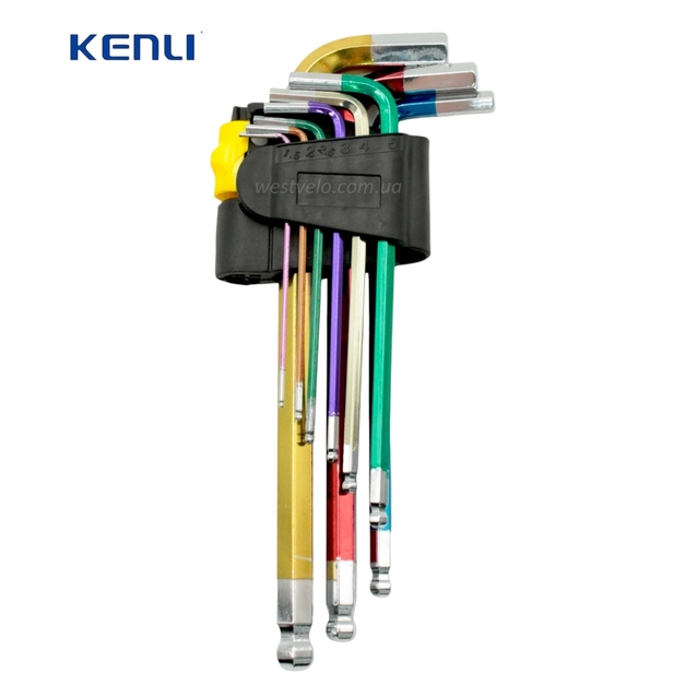 Набір 6-гранників KENLI "KL-9705C" фото westvelo.com