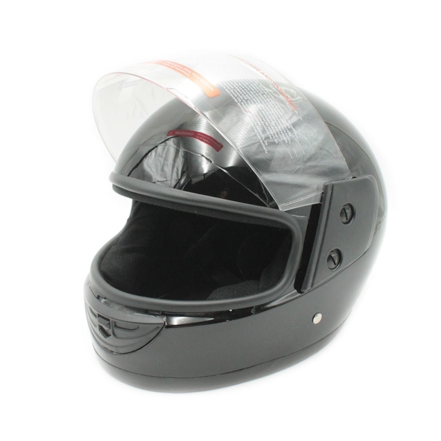 Мото шолом, закритий (S 55-56) F2 чорний глянець, (825-2) фото westvelo.com