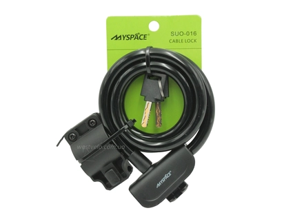 Замок MYSPACE 515 Ø12mm-1200mm на ключ, з кріпленням на раму