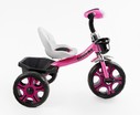 Дитячий велосипед 3-х колісний EVA (піна) Best Trike колеса 12-10, BS-22603 рожевий, сталева рама, фара з музикою та світлом, кошик фото westvelo.com