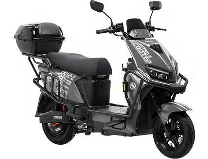 Електроскутер Corso «BULLET» BT-926345, двигун 2500W, акумулятор 72V 40Ah літій-залізо-фосфатний, сірий, колеса 12"