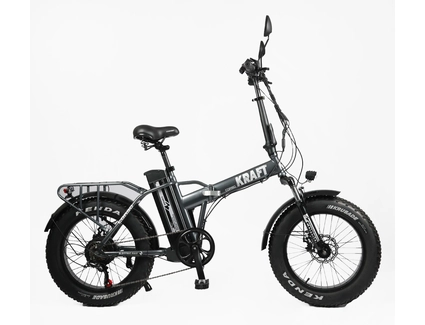 Електрофетбайк 20 ST Corso «KRAFT» KR-93623 сталь, двигун 500W, акумулятор 48V 15Ah літієвий, (к-т SHIMANO) графітовий