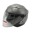 Мото шолом, відкритий (S) (55-56см) BLD-708 сірий глянець з відкидними окулярами фото westvelo.com